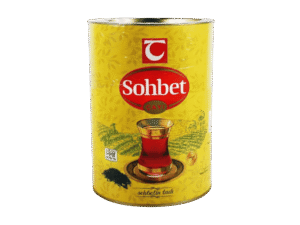 Thé Noir Turc Sohbet 500 g – Goût Authentique en Boîte Métal