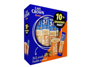 Ülker Cafe Crown 3en1 Noisette – 10 Sachets x 18g